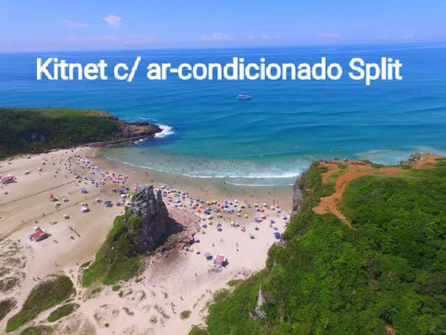 Kitnet S1 Torres: Beachfront Superhost Studio with AC and Parking Exterior photo